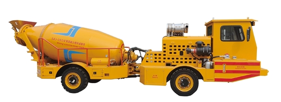 オーダーメイド 採掘 コンクリートミキサー トンネル建設用 コンクリートミキサー トランスミキサー トラック